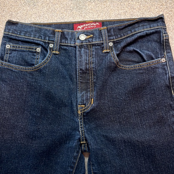 👖Arizona Jeans the original jean Co 32 X 36 men’s long & lean Skinny dark denim - Picture 6 of 10